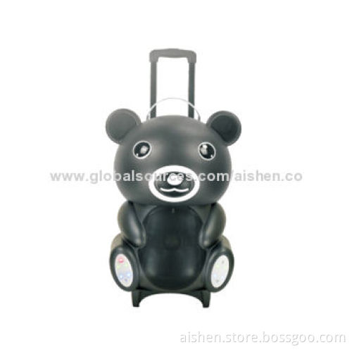 Trolley Portable Speaker with USB/SD/FM/Wireless Mic/Rechargeable Battery